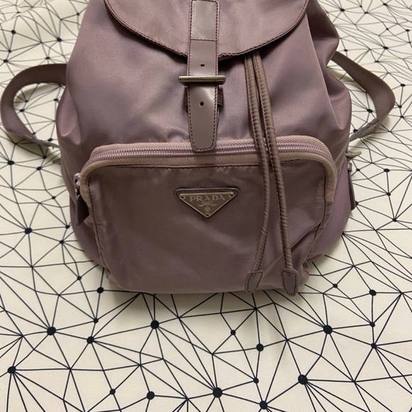Prada Lavender Nylon Backpack - Picture 5 of 16